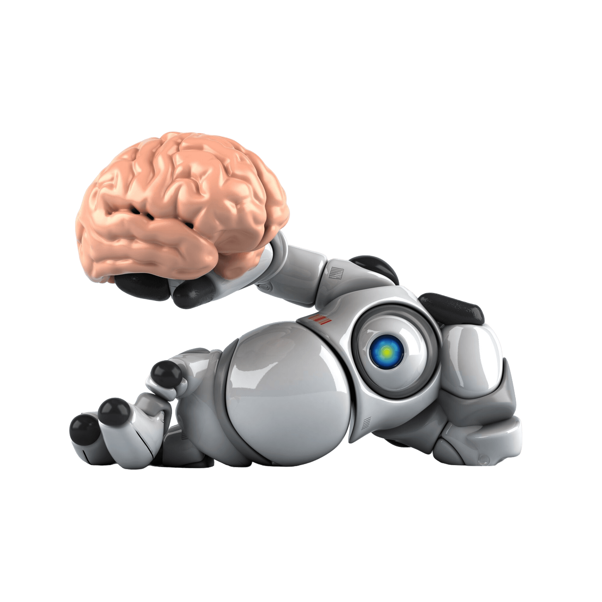 Robot de OptimiA representando la inteligencia artificial que clasifica leads